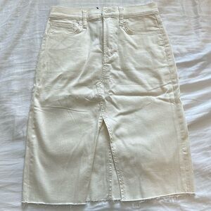 Joes midi cream skirt